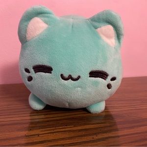 Adorable Teal Aurora Kitty Cat Plushie - Perfect Condition